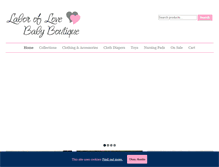 Tablet Screenshot of lolbabyboutique.com